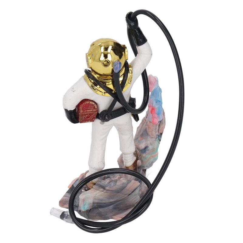 Diver Fish Aquarium Ornament Diver Air Action Aerating Diver Aquarium