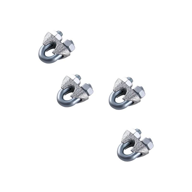 AOMIKITSTU Wire Rope Set, 10 m 4 mm 6 x