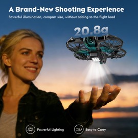 YDW Night Lighting Landing Gear for DJI Neo 2,Rechargeable LED Night Flying Lights, Neo2 LED Light Landing Gear 2-in-1 Kit，Rechargeable LED Night Flying Lights (for DJl NEO2)