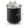 Mann-Filter WK820/2X Inline Fuel Filter