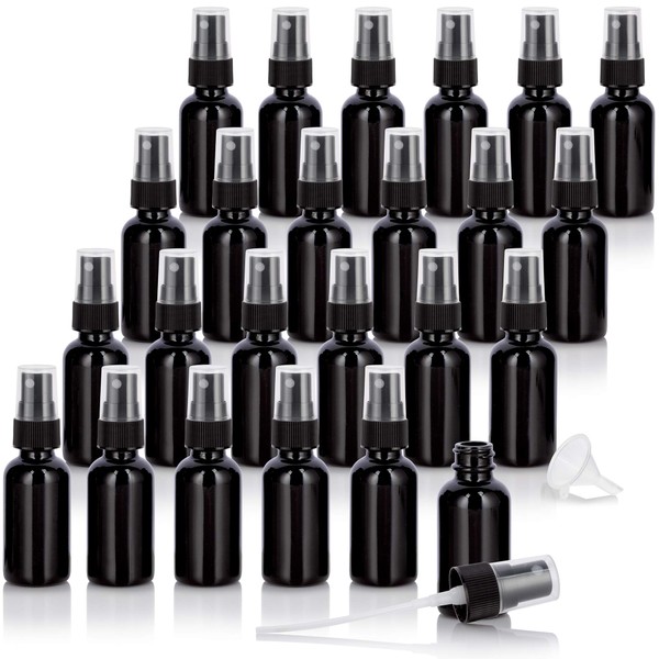 JUVITUS 1 oz / 30 ml Black Glass Luxury Boston