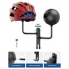 Helmet Hanger Wall Mount 180° Swivel Helmet Holder for Motorcycle