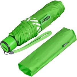 iX-Brella Mini Children's Umbrella, Safety Reflex, Extra Light, neon green