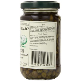 Antonino Caravaglio Marinated Capers with Herbs In Extra Virgin Olive Oil, 7.1 Ounce