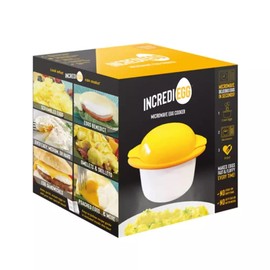 Microwave Egg Cooker Poacher Scramble Omelet Eggwich Maker with Silicone Handles Yolk Separator and Shell Cracker