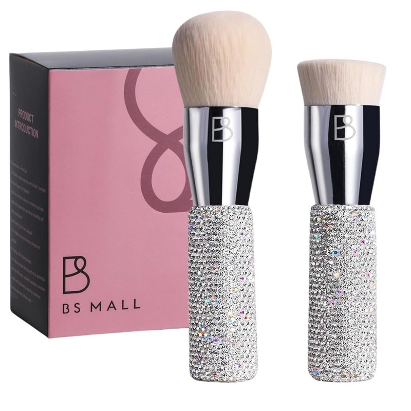 BS-MALL Brochas de Maquillaje de Lujo de Diamante, Hechas A