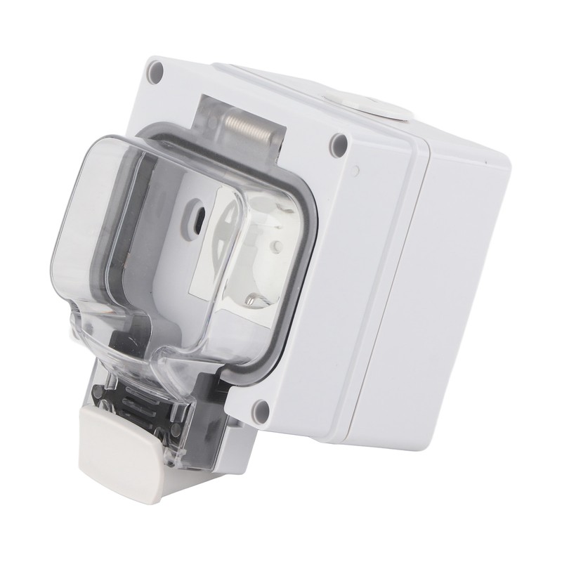 Outdoor Socket IP66 Weatherproof German Outdoors Outlet for Gardens Workshops
