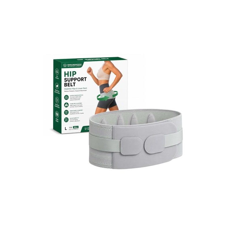 Sacroiliac Support Belt - 90cm Adjustable Back Support Belt (Green)