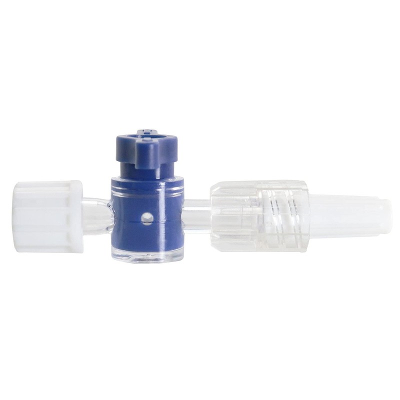 MEETOOT 6pcs Disposable Medical Valve 2-Way Stopcocks with Luer Connections