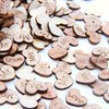 Wedding Table Decorations Rustic Small Wooden Love Hearts Wooden Table