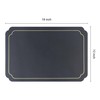 DRMHM Placemats Set of 6 Leather Placemats for Kitchen Dining