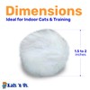Kats'N Us Real Rabbit Fur Cat Ball Toy - Interactive