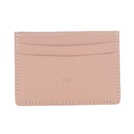 Fine&Candy Billion Crème em Leather Card Holder 100% Vegetable with Card Slots Natural Colour 10 Cards