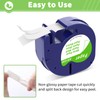 Dymo LetraTag Plastic Paper Iron-On Label Tape
