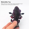 4Pcs Dinosaur Motorbike Toy Motorcycle PVC Pull Car Home Decoration