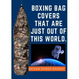 SHIHAN POWER SPORTS Boxing Bag Cover ARMY TREE CAMO Waterproof 5-6ft & 24inch Diameter Large Bag punch bag Outdoor Protection for your boxing Bag, Ideal for freestanding boxing bags