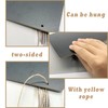 OHYER Small Blackboard for Hanging Chalkboard Message Board Sign Double-Sided