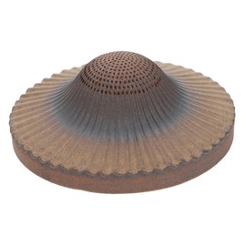 ULTECHNOVO 1pc Retro Ceramic Tea Strainer High Density Filter Accessory for Home Use Stable Base Design for Loose Leaf Tea