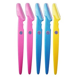 Ear Lobe & Accessories Eyebrow Razor for Women & Girls Set of 5pcs