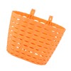 Outanaya 1Set Woven Scooter Basket Durable Plastic Bike Basket for
