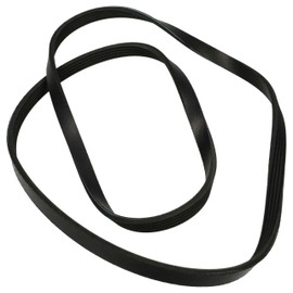 vhbw Drive Belt compatible with Bellavita LF1206ELE Tumble Dryer - 120 cm, Black