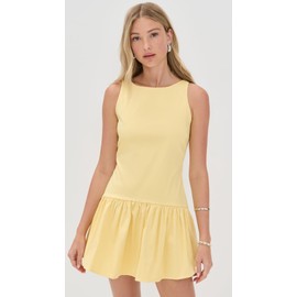 Peixoto Women's Addison Mini Dress, Honeycomb, Yellow, S