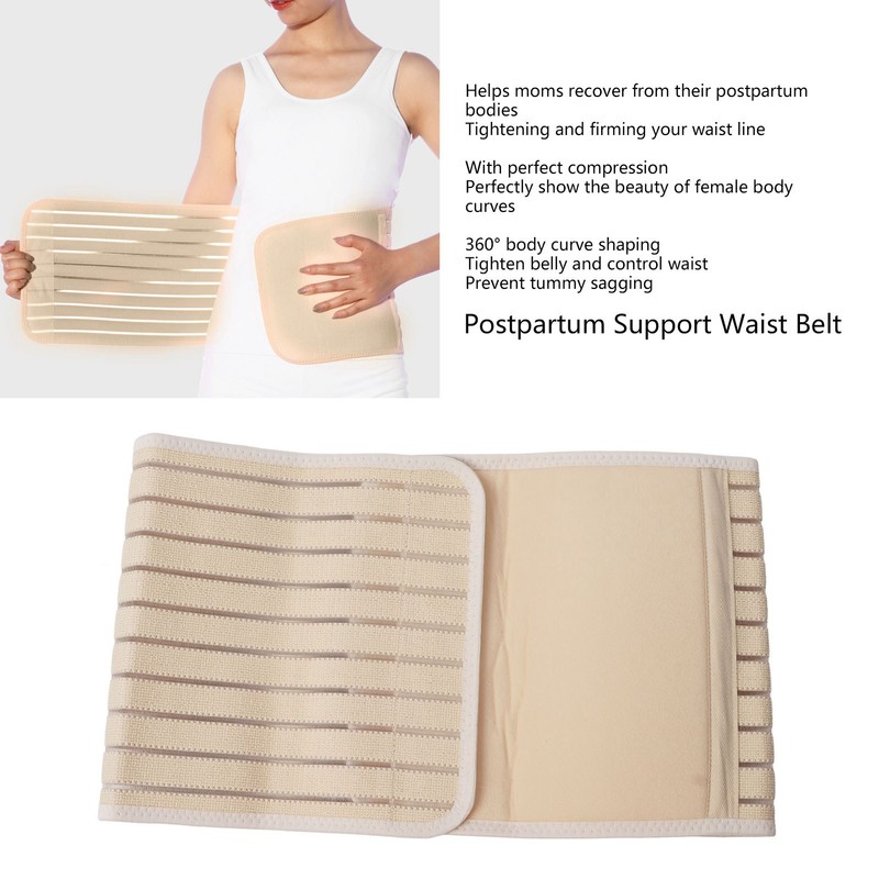 Postpartum Belly Support Wrap Breathable High Elasticity Waist Slimming Belt