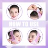 AYNKG 1 PCS Double Chin Lift Mask (Pink), 3 PCS