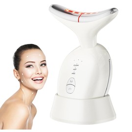 Facial Neck Massager, Multifunctional Face Massage Device, Face Sculpting Tool (Green)