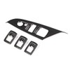 Left Drive 4pcs Window Lift Button Switch Decoration Trim Fit