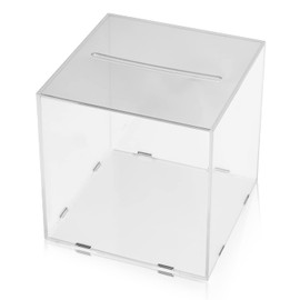 Clear Piggy Bank for Adults, Acrylic Smash Piggy Bank, Unopenable Saving Money Piggy Bank Must Break to Open Savings Jar PVC Tip Jar Money Box for Budget and Save, Coin and Cash