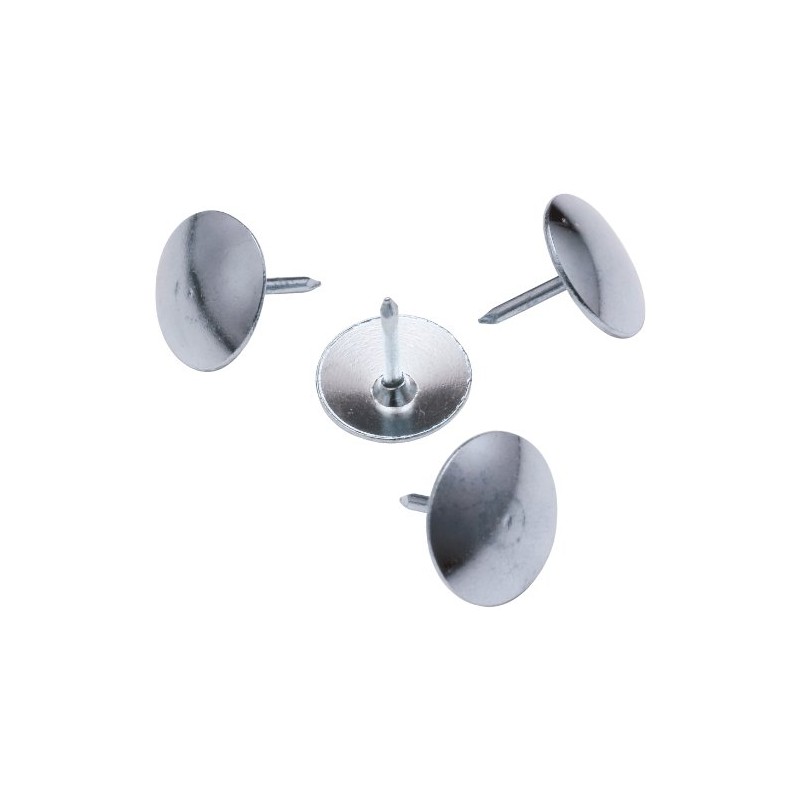 OfficemateOIC Steel Thumb Tacks, 7/16 Inch Head, Silver, Box of