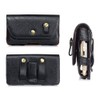 DFVmobile Case Horizontal Leather Belt Clip with Earphone Holder for