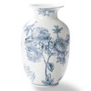 Magclay Blue and White Vase for Home Decor, Ceramic Chinoiserie