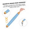 FOMIYES 2pcs Extendable Portable Massager with Back Scratcher Multi-purpose Hand