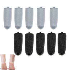 Roller for NuYou Pedi Roller, 10Pcs Foot File Replacement Rolle rs, Replacemen t Rolle r for Flawless P EDI, Ped i Rolle r Replacement Head, Ped i for Feet Callus Removers replacemen t