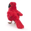 Folkmanis Mini Cardinal Finger Puppet, Red, 1 EA