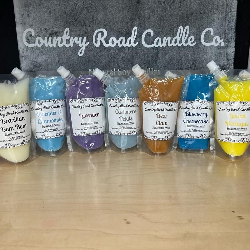 Squeezable Soy Wax 8oz Pouch | Heavily Fragranced | Hand