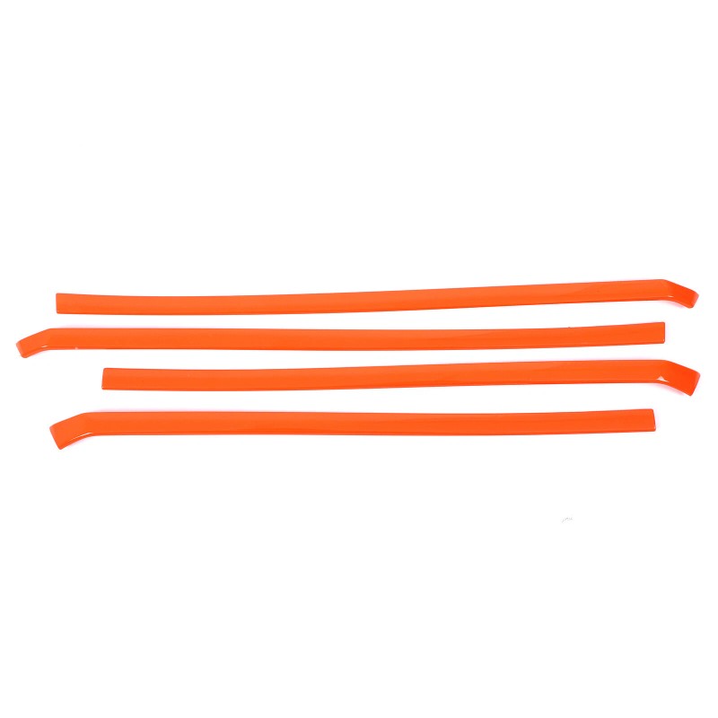 carmotion88 ABS Orange Car Interior Door Panel Strip For Toyota