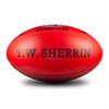 Sherrin AFL Rising Star Leather Football, Red, Size 3