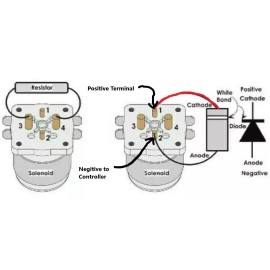 Unbranded Golf cart EZGO Club Car Yamaha 48 Volt solenoid resistor and diode set