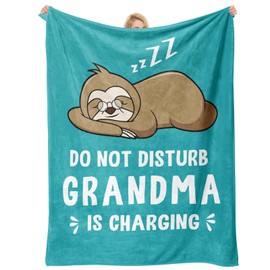 Einanmut Grandma Gifts Grandma Birthday gifts Presents for Grandma from Grandchildren Presents for Grandma from Grandchildren Cozy Flannel Throw Blankets 50'' x 60''Throw Blankets 50'' x 60''