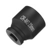 sourcing map 4 Point Square Socket 1/2" Drive 23mm Metric