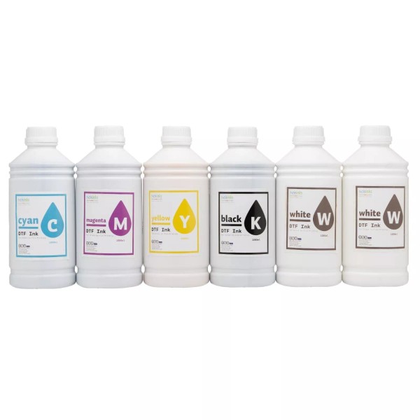 CISinks Premium Large DTF Ink Bottle Bulk Refill Set (1000ml