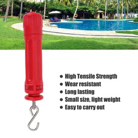 Lane Line Tensioner, PortableLane Rope Tensioner Scratch Proof Turnbuckle Wire Tensioner Stainless Steel S Hook Lane Rope Tightener Rope Cable Tension Set for Swimming Pool