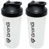 GronG Protein Shaker, Clear x Black, 20.3 fl oz (600