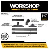 WORKSHOP Wet/Dry Vacs Shop Vacuum Accessories WS17856A Locking Attachment Kit