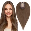 MY-LADY Hair Topper for Women Human Hair Loss Thin 7