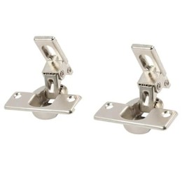 2X Aspares Genuine AEG Integrated Washing Machine Cupboard Door Hinge & 1245378003