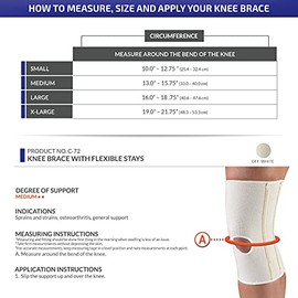 Champion Knee Brace with Flexible Stays C-72